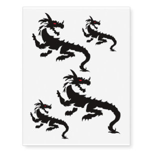 Chinese dragon temporary tattoos