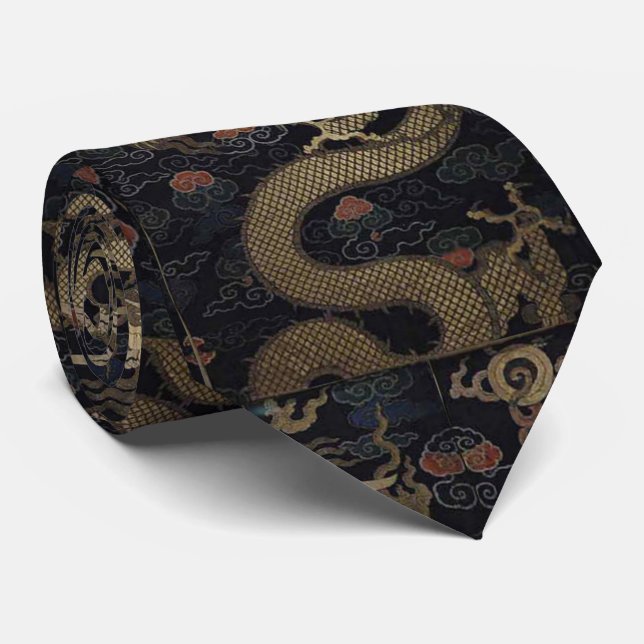 Chinese Dragon Tie (Rolled)