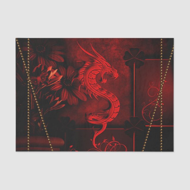 Chinese dragon tissue paper (Front)
