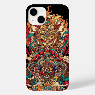 Chinese dragon totem, tattoo art Case-Mate iPhone 14 case