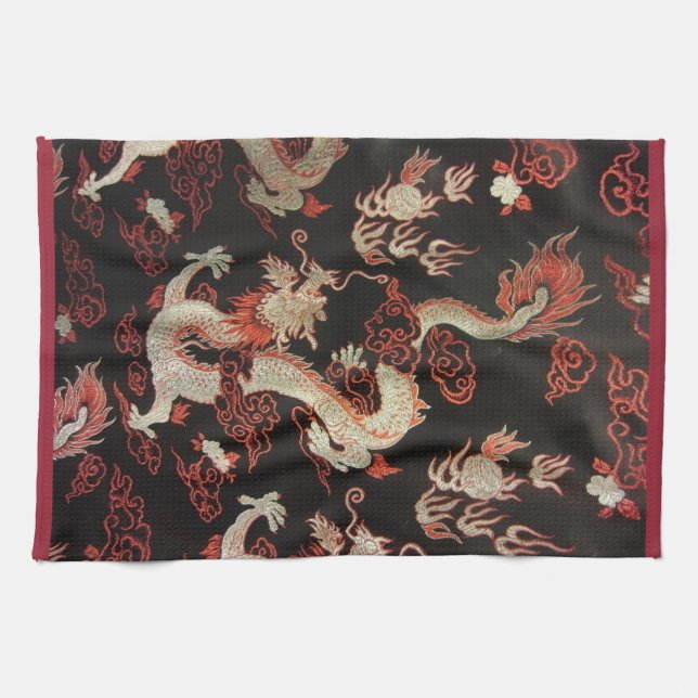 Chinese Dragon Towel (Horizontal)