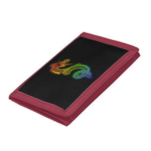 Chinese Dragon Tri-fold Wallet