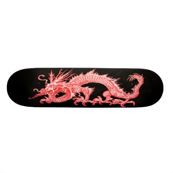 Chinese Dragon V 16 Skateboard by Strangeart2015 at Zazzle