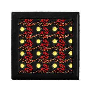 Chinese Dragon with full moon stunning box
