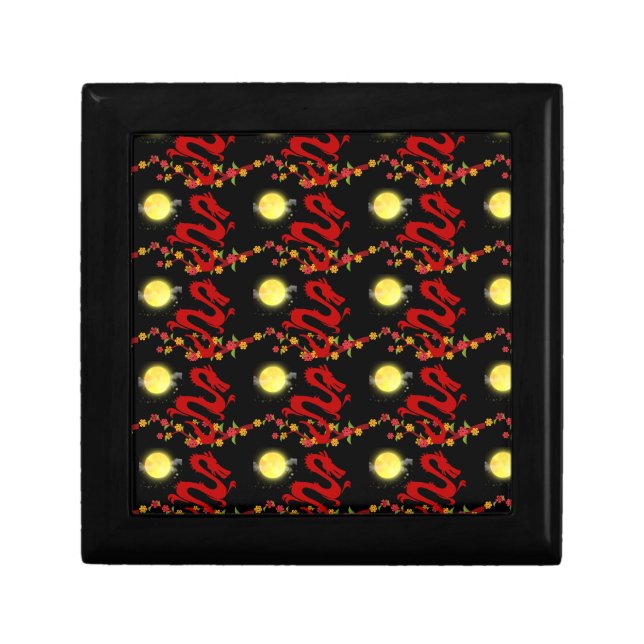 Chinese Dragon with full moon stunning box (Front)