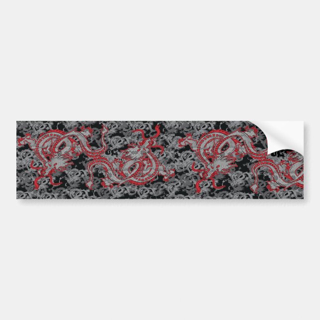 Chinese Dragon - Year of the Dragon Bumper Sticker (Front)