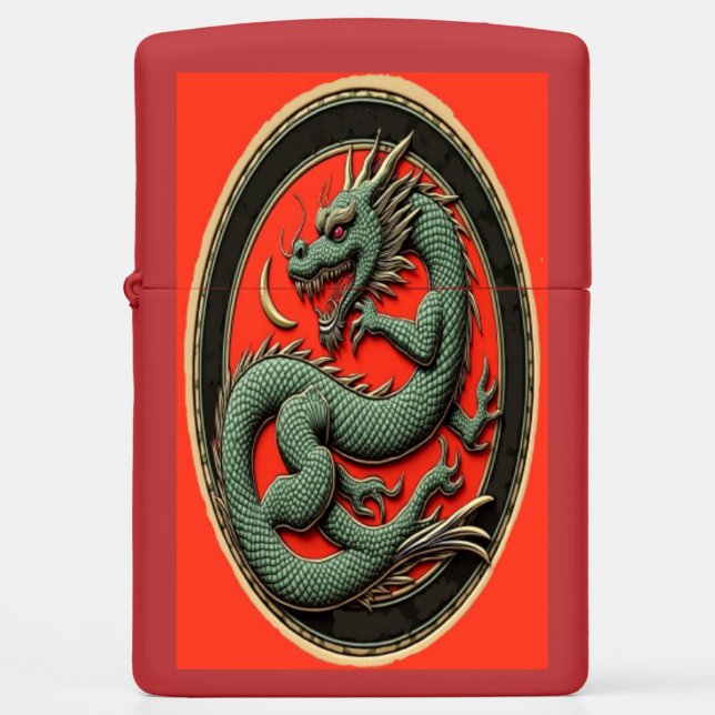 Chinese Dragon Zippo Lighter (Front)
