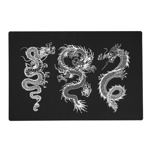 Chinese dragons placemat (Front)