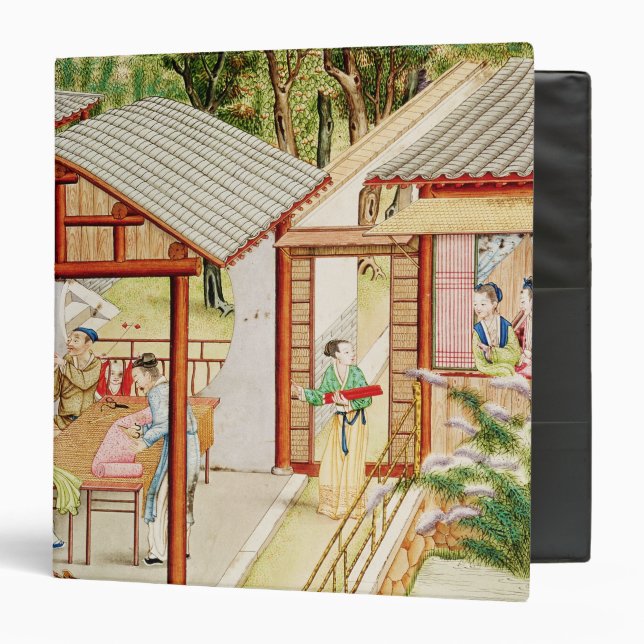 Chinese dressmaker's shop 3 ring binder (Front/Inside)