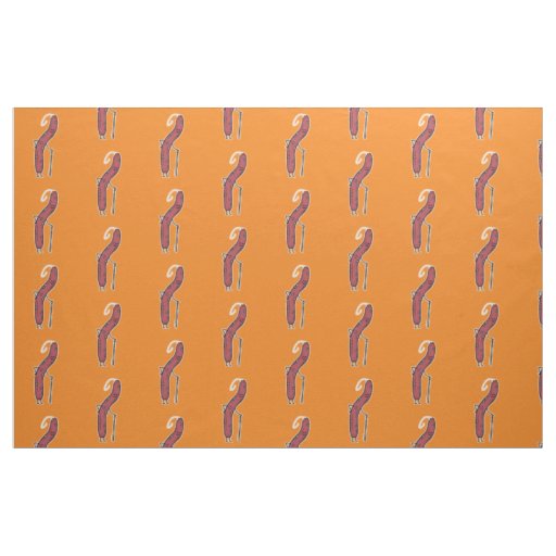 Chinese dry sausage aged fat Cantonese Lap Cheong Fabric