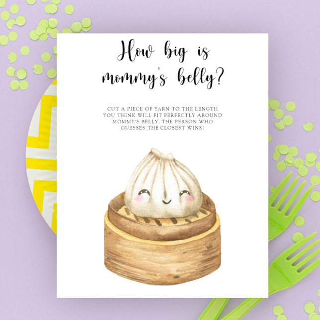 Chinese dumpling - how big is mommy's belly game poster (Creator Uploaded)