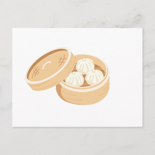 Chinese Dumplings Postcard (Front)