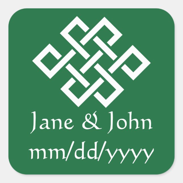 Chinese Elegance in Green Sticker (Front)