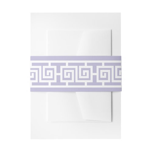 Chinese Elegance in Lavender Invite Belly Band