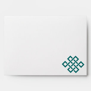 Chinese Elegance in Teal Envelopes