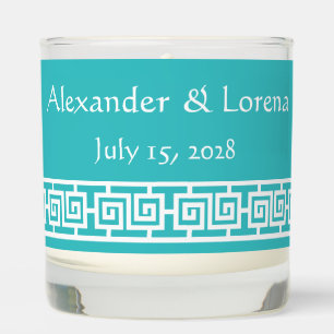 Chinese Elegance in Turquoise Scented Candle