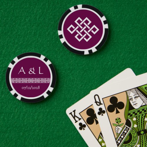 Chinese Elegance in Wine Poker Chips