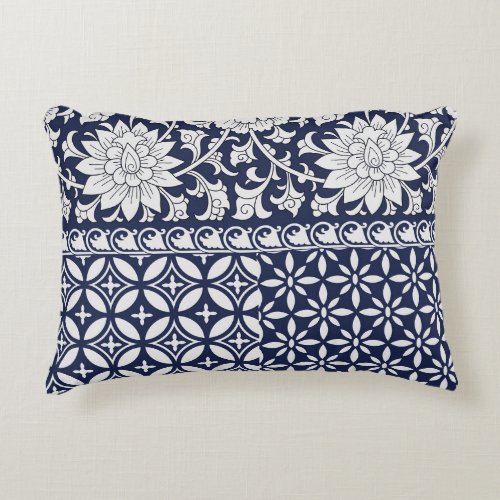 Chinese Elegance Seamless Ornament Accent Pillow