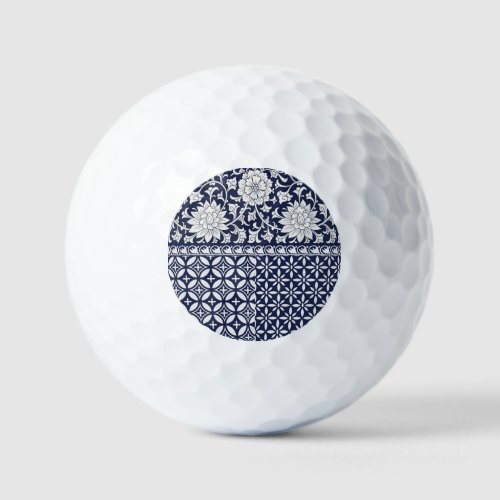 Chinese Elegance Seamless Ornament Golf Balls