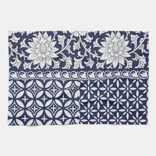 Chinese Elegance Seamless Ornament Kitchen Towel
