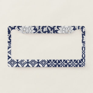Chinese Elegance: Seamless Ornament License Plate Frame