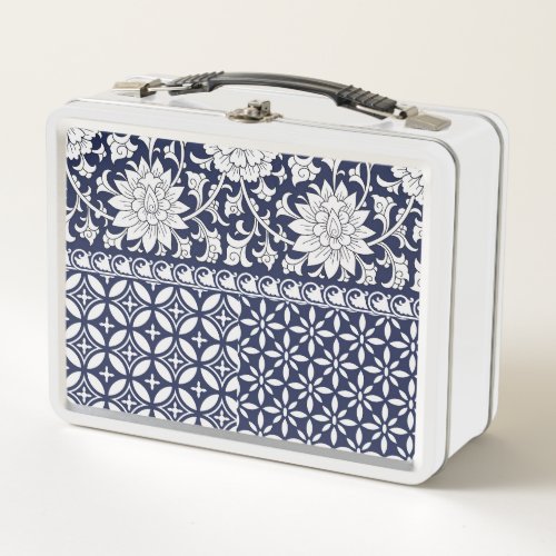 Chinese Elegance Seamless Ornament Metal Lunch Box