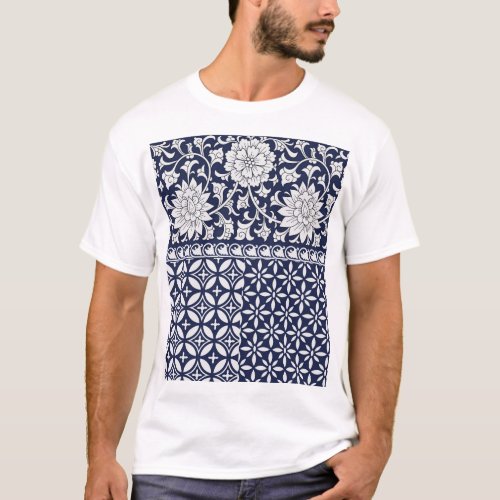 Chinese Elegance Seamless Ornament T_Shirt