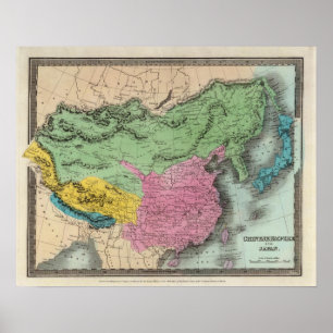 Chinese Empire And Japan Poster