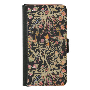 Chinese Fairy Floral Birds Pattern Samsung Galaxy S5 Wallet Case