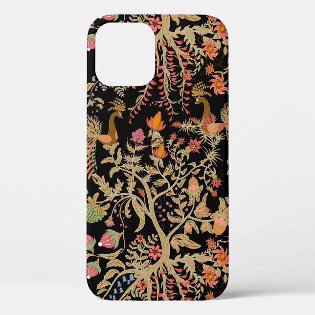 Chinese fairy floral pattern with beautiful birds  Case-Mate iPhone case (Back)