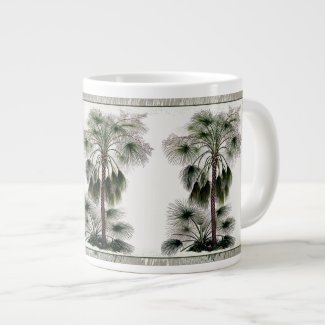 Chinese Fan Palms Botanical Jumbo Mug