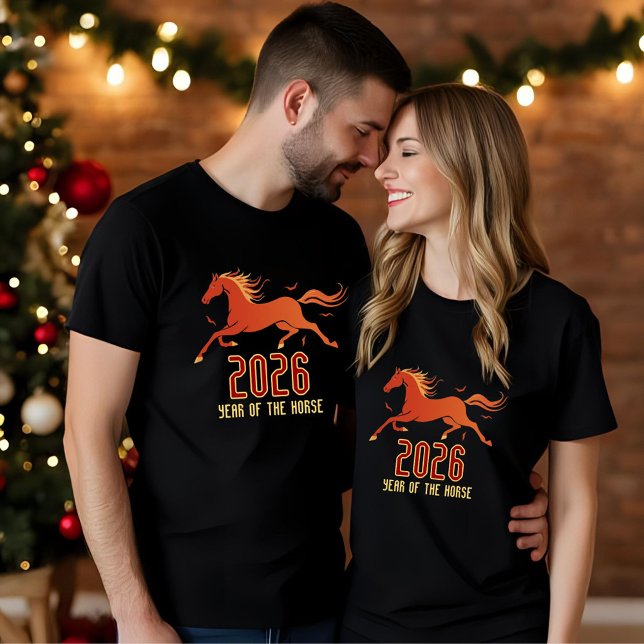 Chinese Fire Horse New Year 2026  T-Shirt (Creator Uploaded)