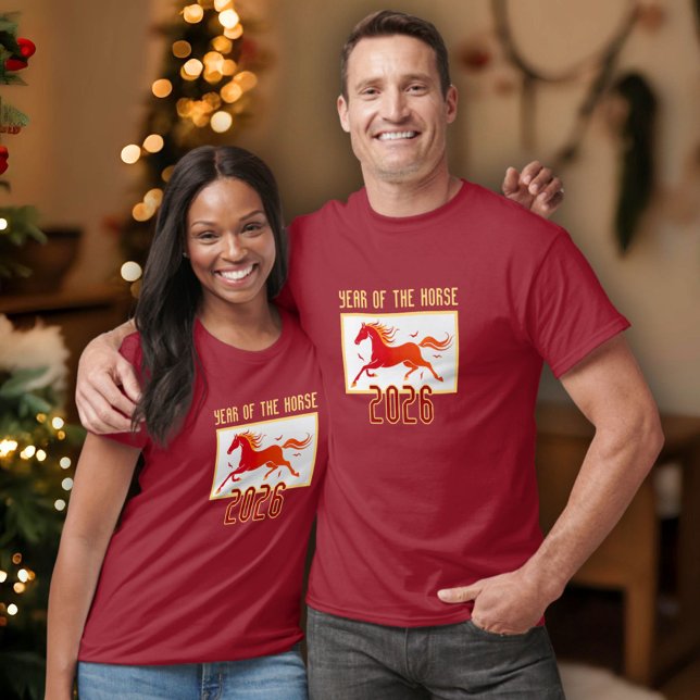 Chinese Fire Horse New Year 2026  T-Shirt (Creator Uploaded)