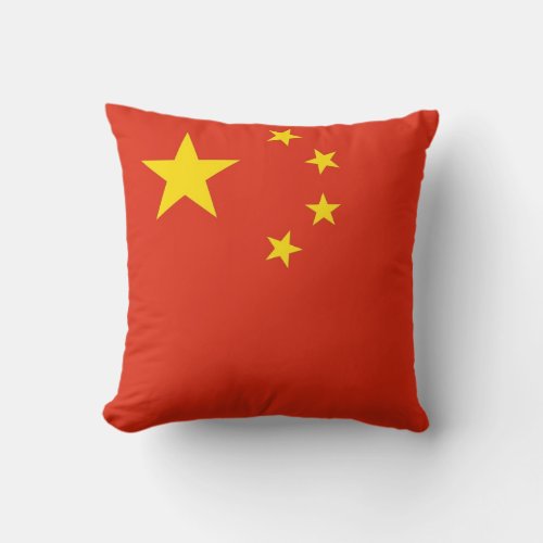Chinese Flag American MoJo Pillow