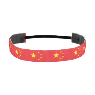 Chinese Flag Athletic Headband