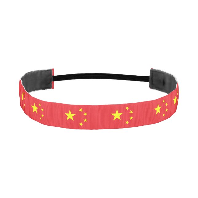 Chinese Flag Athletic Headband (Front)
