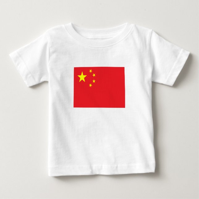 Chinese Flag Baby T-Shirt (Front)