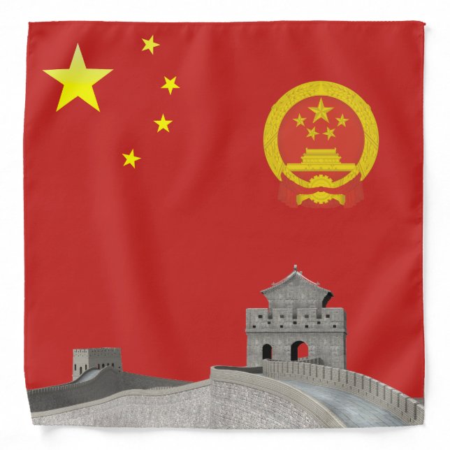Chinese flag bandana (Front)