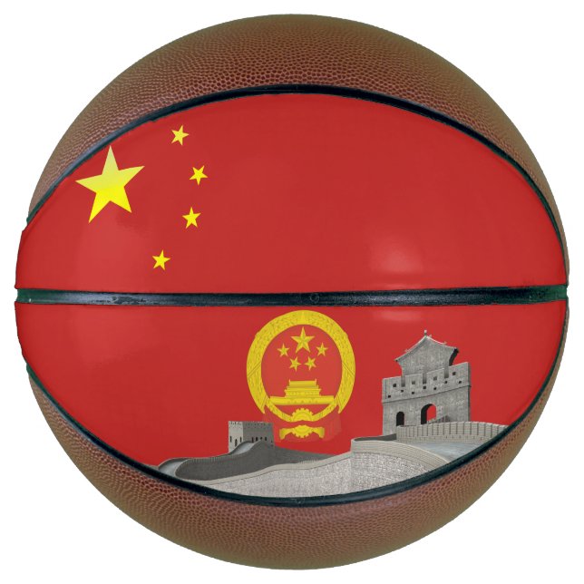 Chinese flag basketball (Front)
