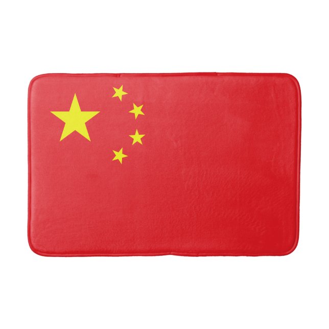 Chinese Flag Bath Mat (Front)