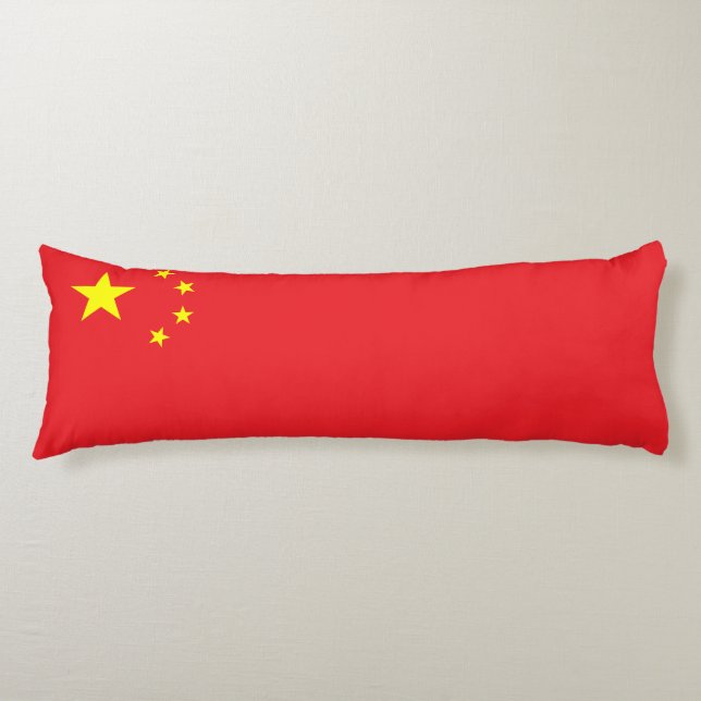 Chinese Flag Body Pillow (Front)