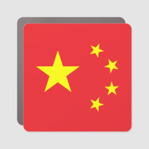 Chinese Flag Car Magnet