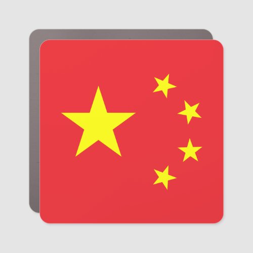 Chinese Flag Car Magnet