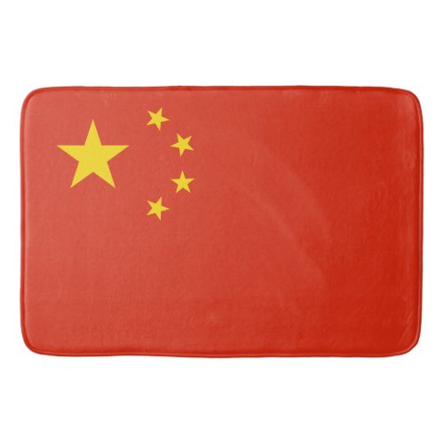 Chinese Flag China Bath Mat