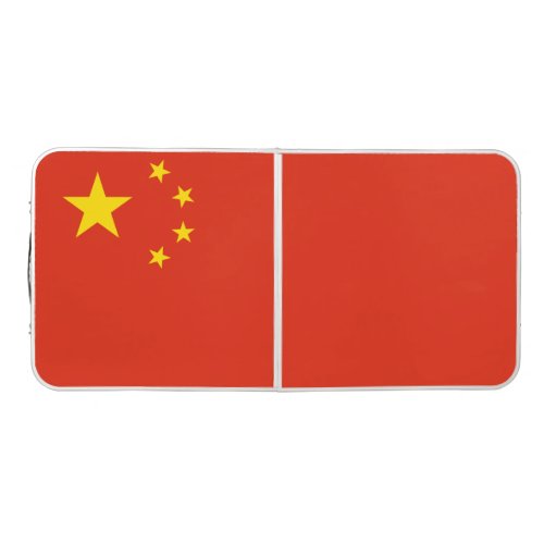 Chinese Flag China Beer Pong Table