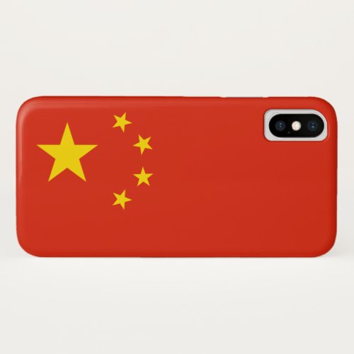 Chinese Flag China iPhone X Case