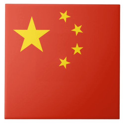 Chinese Flag China Ceramic Tile