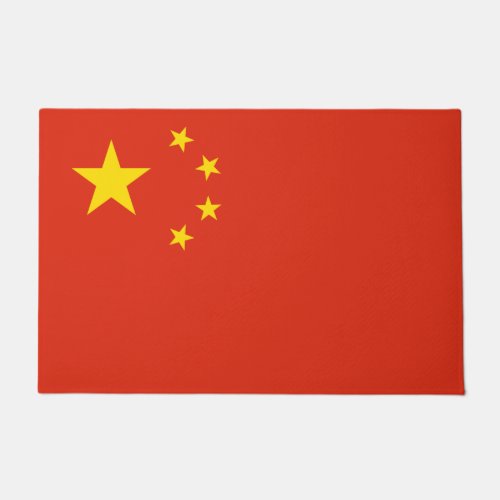 Chinese Flag China Doormat