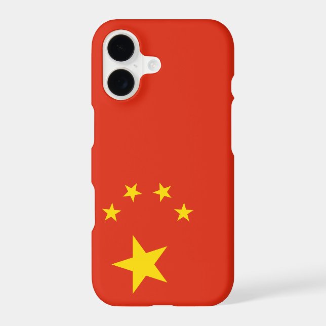 Chinese Flag (China) Iphone Case (Back)