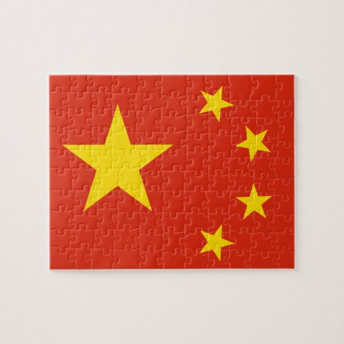 Chinese Flag China Jigsaw Puzzle